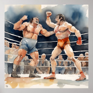 Impressão de Arte Watercolor de Concurso