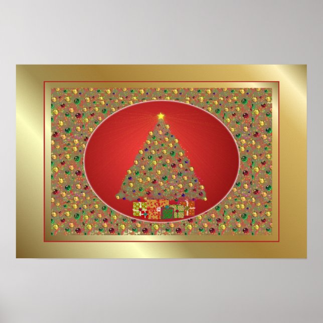 Impressão de Árvore Natal (Frente)