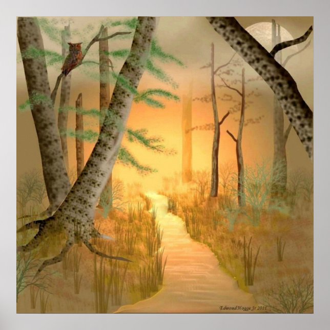 Impressão de Ascensão de Lua Má (Frente)