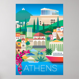 Impressão de Atenas