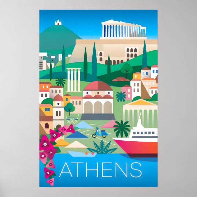 Impressão de Atenas (Frente)