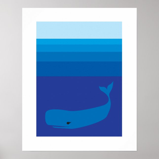 Impressão de baleia (Frente)