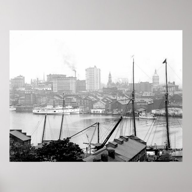 Impressão de Baltimore Maryland, 1903 (Frente)