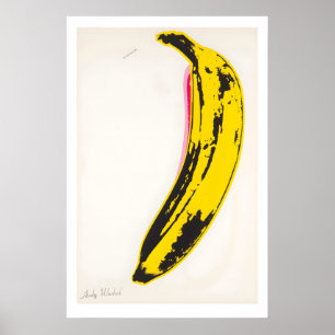 Impressão de Banana de Andy Warhol Arte Pop Clássi