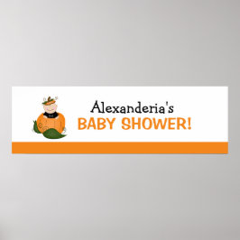 Impressão de Banner de Chá de fraldas de Bompkin L