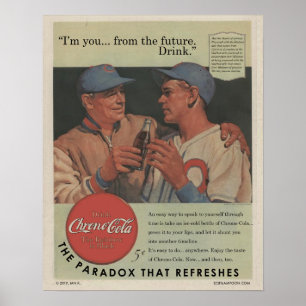 Impressão de Baseball Chrono-Cola
