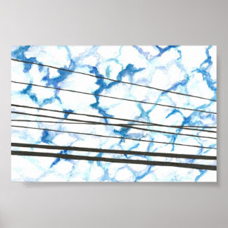 Impressão de Belas Artes Cloudy Sky