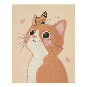 Impressão de Berçário de Gato, Arte de Parede de B