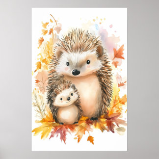Impressão de Berçário de Ourinho em Aquarela, Mamã