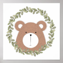 Impressão de Berçário de Urso