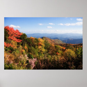 Impressão de Blue Ridge Mountains