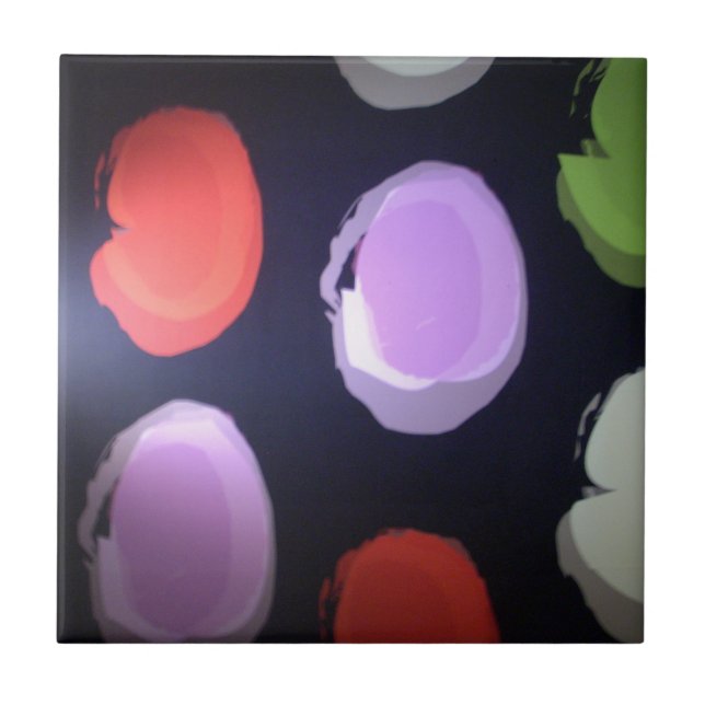 Impressão de Bolinhas de de  de Padrão Moderno Col (Frente)