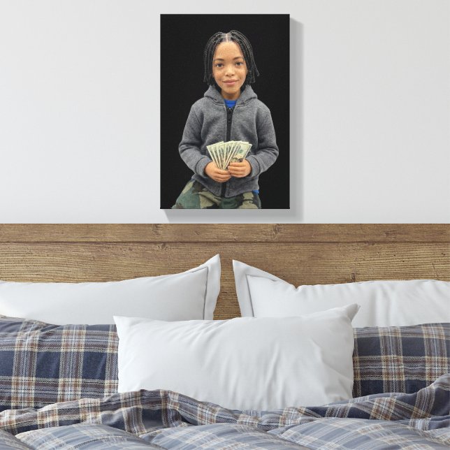 Impressão de Boneca em Tela (Insitu(Quarto))
