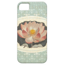 Impressão de Botânica Elegante de Lotus Blossom
