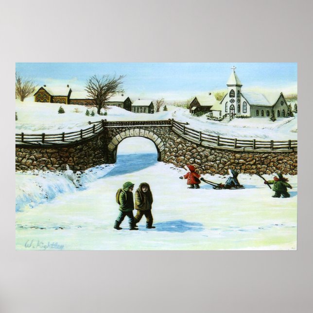 Impressão de "Brincando No Lado" (Frente)