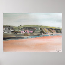 Impressão de Bude Cornwall – Arte de Parede Costei