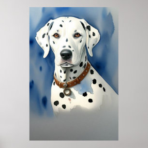 Impressão de Cachorro Dalmation, Papel Poster de V
