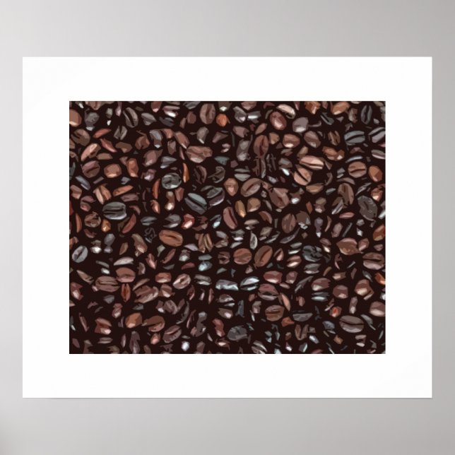 Impressão de café decorativo (Frente)
