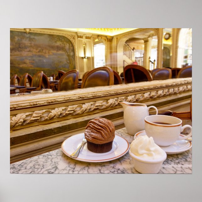 Impressão de café e Poster Cupcake (Frente)