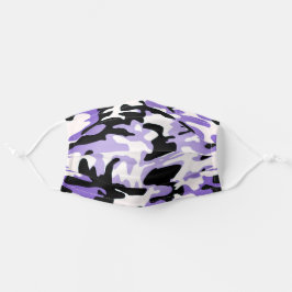 impressão de Camo com padrão roxo