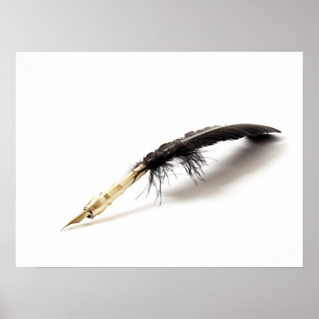 Impressão de Caneta de Quill (Frente)