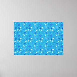 Impressão de Canvas das Estrelas de Hanukkah