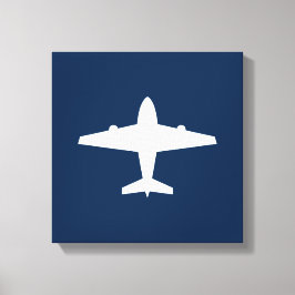 Impressão de Canvas de Arte de Avião