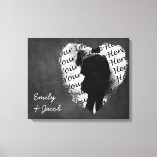 Impressão de Canvas de cardíaca personalizada