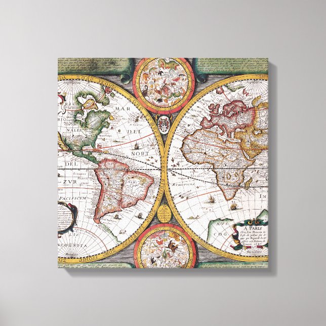 Impressão de Canvas de de Decodificação de Arte e  (Frente)