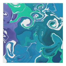 Impressão de Canvas de Faux Contemporânea