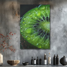 Impressão de Canvas de Faux Kiwi