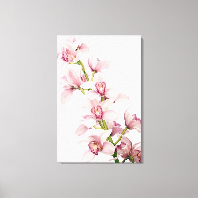 Impressão de Canvas de Flor Orquídeo do Cymbidium  (Frente)