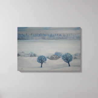 Impressão de Canvas de Inverno Opus 2 do País Suíç