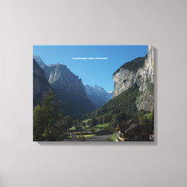 Impressão de Canvas de Lauterbrunnen Valley