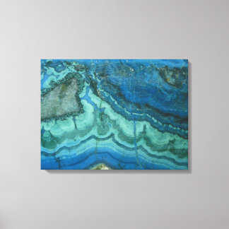 Impressão de Canvas de Malaquite Azurite