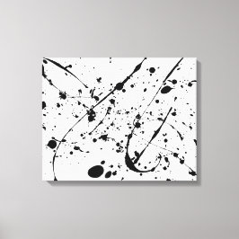 impressão de canvas de preta