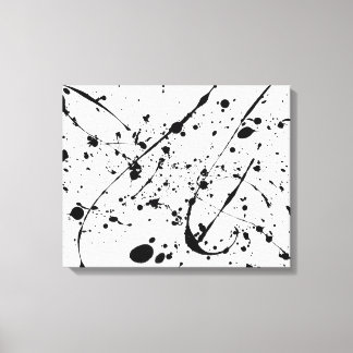 impressão de canvas de preta