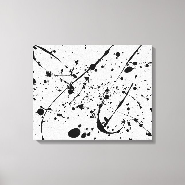 impressão de canvas de  preta (Frente)