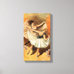 impressão de canvas "Duas Ballerinas"