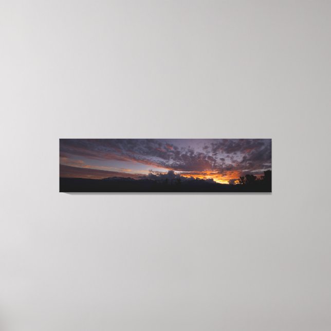 Impressão de Canvas Panorâmica Serra Sunset (Frente)