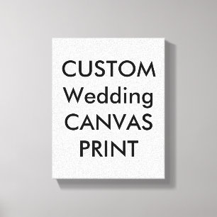 Impressão de Canvas personalizada de casamento, 8"