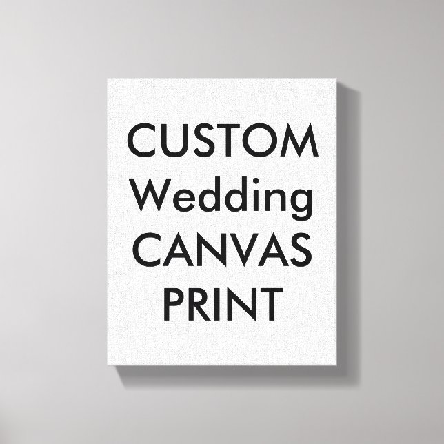 Impressão de Canvas personalizada de casamento, 8" (Frente)