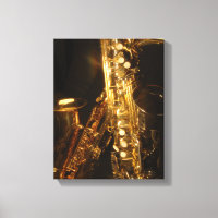 Impressão de Canvas Saxofônica