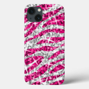 Impressão de capas de iphone rosa-claro com brilho