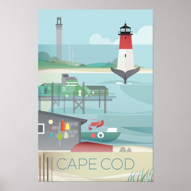 Impressão de Cape Cod (Frente)