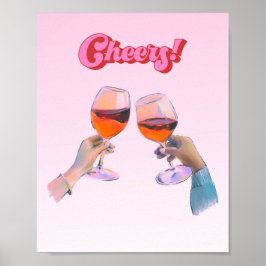 Impressão de Carrinho de bar, Impressão de Cheers,