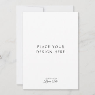 Impressão de cartão de 5" x 7"