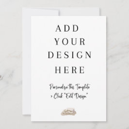 Impressão de Cartão Plano 5x7"