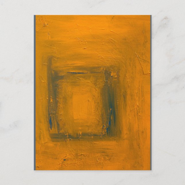 impressão de cartão postal "Laranja a Azul e Trase (Frente)