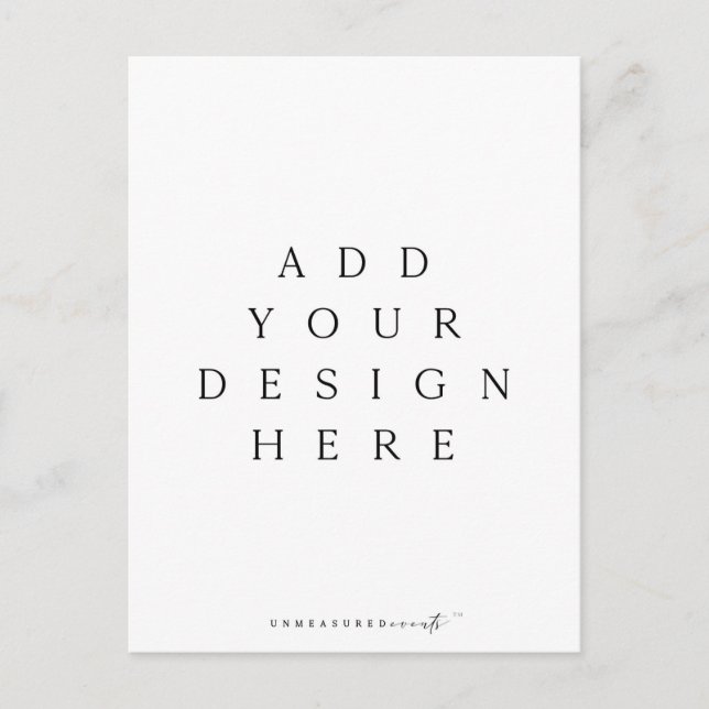 Impressão de cartão postal vertical de 5,5x4,25" (Frente)